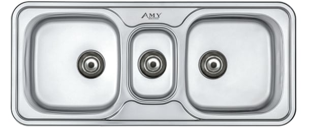Chậu rửa 3 hố dương vành AM 106 D